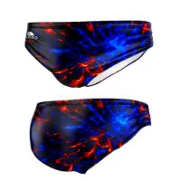Turbo Red Blue Fire Badeslip
