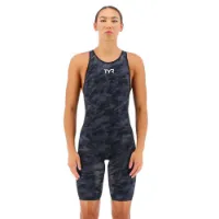 TYR Venzo Camo Offener Rücken Wettkampfbadeanzug