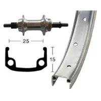 Winora Aluminium Wheel 6-7s 24´´ Hinterrad