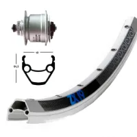 Winora Exal Zx 19 Dynamo Shimano Dh3d72 Cl Disc Vorderrad