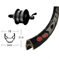 Winora Rigida Zac 2000 Qr Dynamo Shimano Dh3d35 Cl Disc Vorderrad
