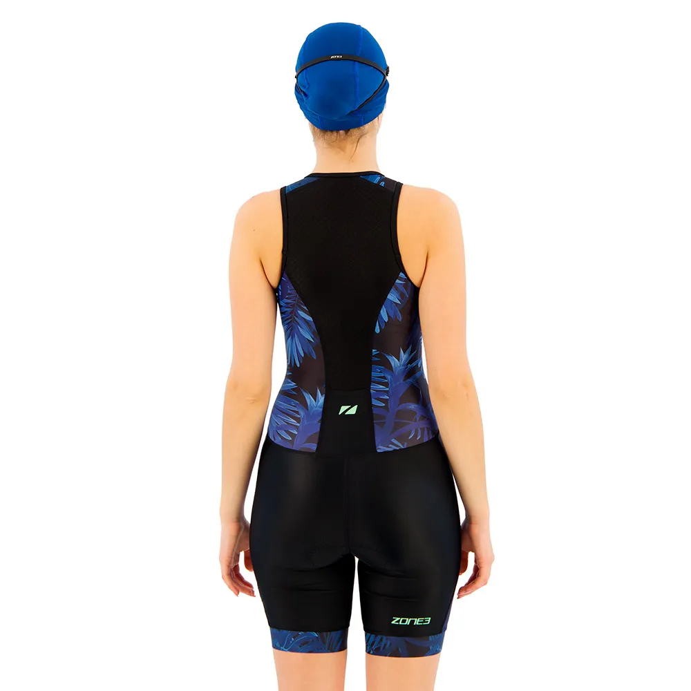 Zone3 Activate+ Tropical Palm ärmelloser Triathlonanzug