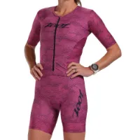 Zoot Aero Full Zip Digi Camo Kurzarm-trisuit